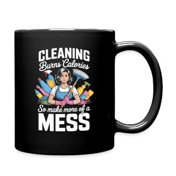 Femmes au foyer Professionnelles du nettoyage - Mug uni - noir - Droite