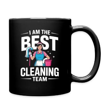 Ménage avec un cœur pour femmes - Mug uni - noir - Droite
