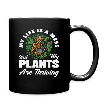 Gardener Plant Lover Plants Succulent - Full Colour Mug - black - Right