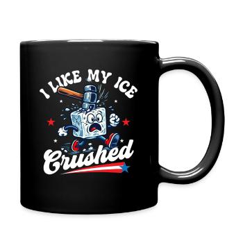 J’aime mon abolition écrasée en faveur de l’immigration - Mug uni - noir - Droite