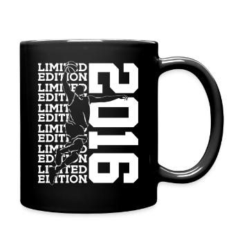 LIMITED EDITION 2016 BASKETBALL 10. GEBURTSTAG - Tasse einfarbig - Schwarz - Rechts