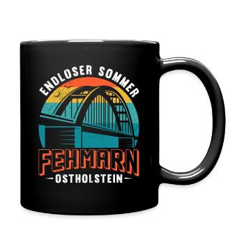 Mer Baltique FEHMARN ENDLESS SUMMER OSTHOLSTEIN Drôle - Mug uni - noir - Droite