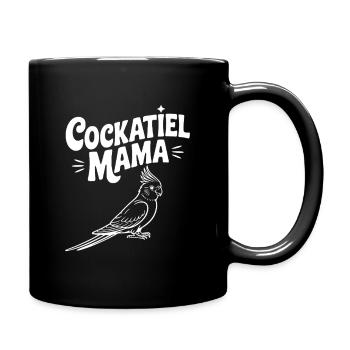 Maman calopsitte - Mug uni - noir - Droite