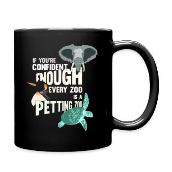 Safari Afrique Serengeti faune et savane animaux - Mug uni - noir - Droite