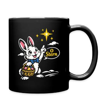 Ostern Hase Stern Cartoon für Babys - Full Colour Mug - black - Right