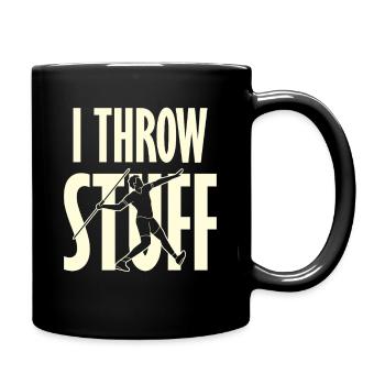 I Throw Stick Sport Tee - Full Colour Mug - black - Right