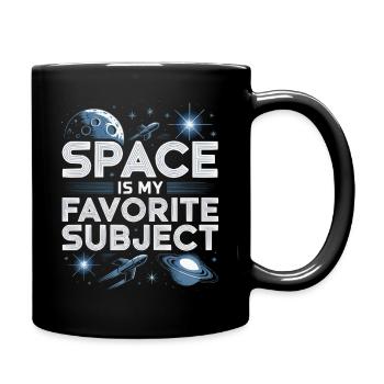 Astronomer Galaxy Outerspace Universe Astronomy - Full Colour Mug - black - Right