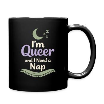 Trans queer réaffirme l’amour de l’identité réconfortante - Mug uni - noir - Droite