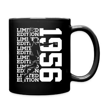LIMITED EDITION 1956 BASKETBALL 70TH BIRTHDAY - Full Colour Mug - black - Right