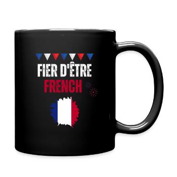 Proud to be French - Full Colour Mug - black - Right