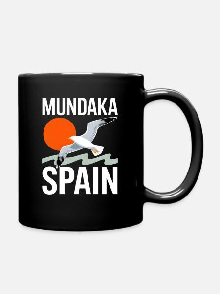 Mundaka Spain - Tasse einfarbig - Schwarz