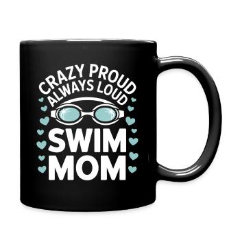 Schwimmen Sprüche Lustiges Schwimmen Geschenk - Tasse einfarbig - Schwarz - Rechts