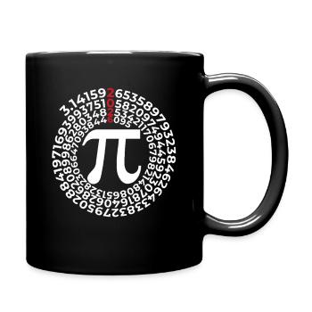 Jour Pi 2026 avec Spirale des Nombres | Numéro de district 3.1415 - Mug uni - noir - Droite