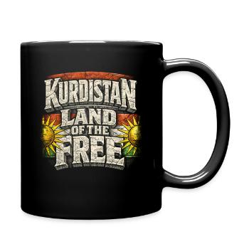 Kurdistan Land Of The Free Kurde Kurden - Tasse einfarbig - Schwarz - Rechts