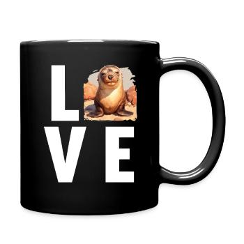 Sea Lions Sea Lion - Full Colour Mug - black - Right