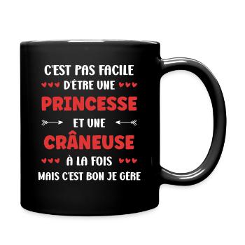 Crane - Tasse einfarbig - Schwarz - Rechts