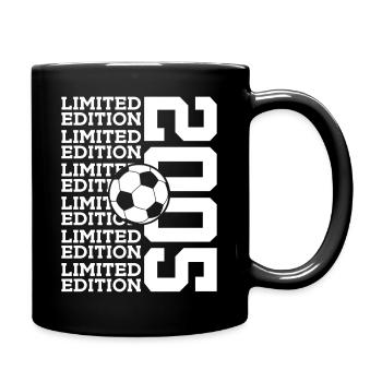 21E ANNIVERSAIRE DU FOOTBALL EN ÉDITION LIMITÉE 2005 - Mug uni - noir - Droite