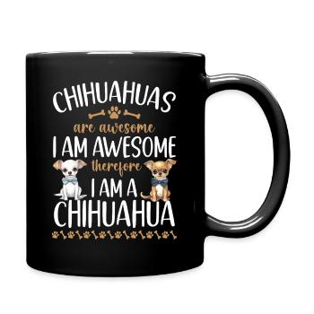 Chihuahua Chihuahueño Chihuahuas - Full Colour Mug - black - Right