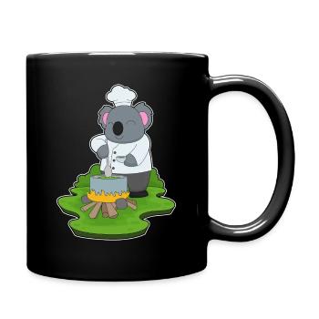 Cuisson en marmite de koala - Mug uni - noir - Droite