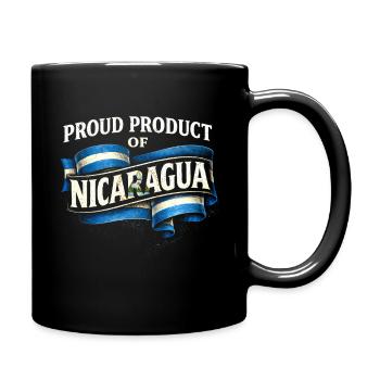 Proud Product Of Nicaragua Nicaragisch - Tasse einfarbig - Schwarz - Rechts