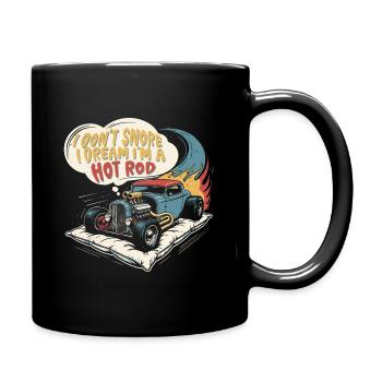 Vintage Collector I Dream I'm A Hot Rod - Full Colour Mug - black - Right
