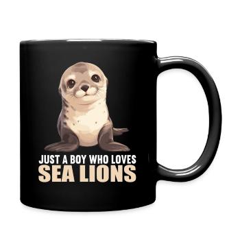 Lions de mer Lion de mer - Mug uni - noir - Droite