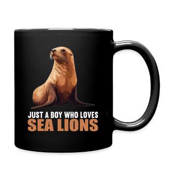 Lions de mer Lion de mer - Mug uni - noir - Droite