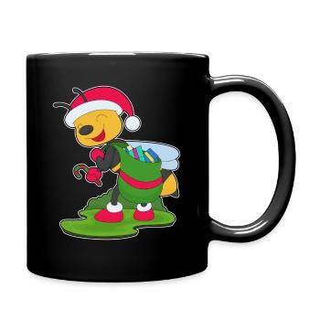 Bee Christmas Packages - Full Colour Mug - black - Right