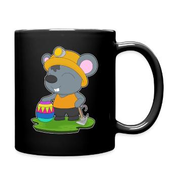 Mouse Easter Mining - Full Colour Mug - black - Right