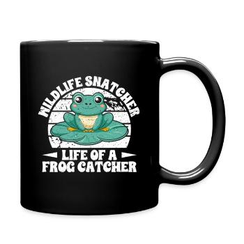 Frog Catcher Mildlife Snatcher Frog - Tasse einfarbig - Schwarz - Rechts