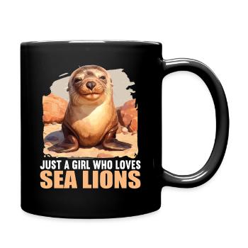 Lions de mer Lion de mer - Mug uni - noir - Droite