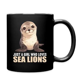 Lions de mer Lion de mer - Mug uni - noir - Droite