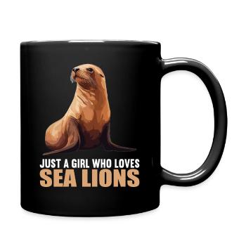 Lions de mer Lion de mer - Mug uni - noir - Droite