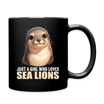 Lions de mer Lion de mer - Mug uni - noir - Droite