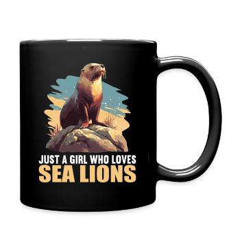 Lions de mer Lion de mer - Mug uni - noir - Droite