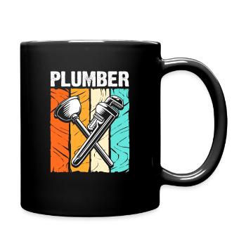 Plumber Plumber - Full Colour Mug - black - Right