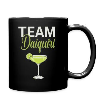 Junggesellinnenabschied Cocktail Team Daiquiri - Tasse einfarbig - Schwarz - Rechts