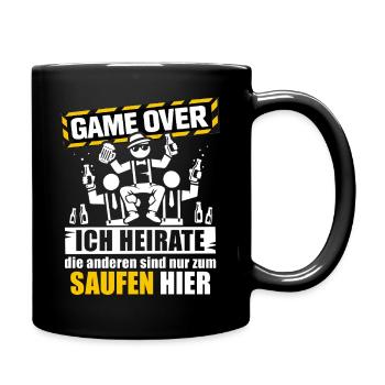 Déguisement de marié Enterrement de vie de garçon T-shirt Hommes Enterrement de vie de garçon - Mug uni - noir - Droite