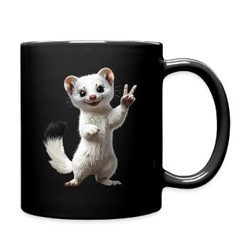 ermine - Full Colour Mug - black - Right