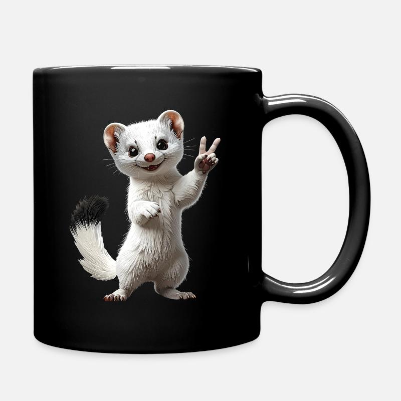 ermine - Full Colour Mug - black