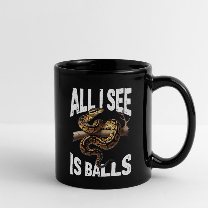 King Python Snakes Lover Terrarium Python Full Colour Mug