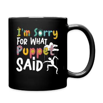 Désolé pour ce que Poppet a dit - Mug uni - noir - Droite