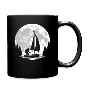 Bigfoot Sailing - Full Colour Mug - black - Right