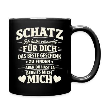 Irony Couple Sarcastic Gift - Full Colour Mug - black - Right