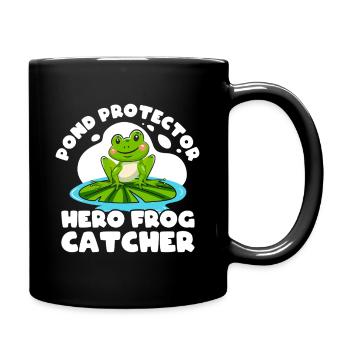 Frog Catcher Pond Protector Frog - Tasse einfarbig - Schwarz - Rechts