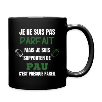 Supporter Pau Humour Rugby - Mug uni - noir - Droite