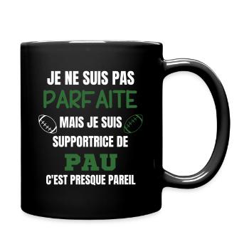Supportrice Pau Humour Rugby - Mug uni - noir - Droite