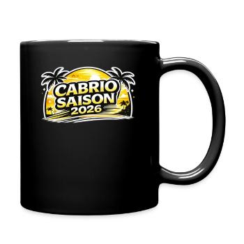 Convertible Season 2026 Sunset Palm Cabriolet Fans - Full Colour Mug - black - Right