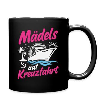Girls on Cruise Vacation Cruise Ship - Full Colour Mug - black - Right