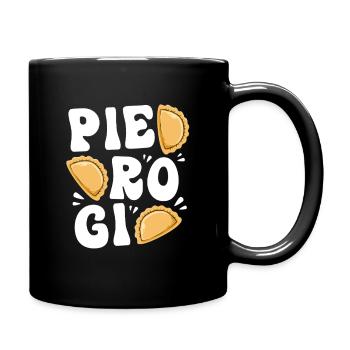 Poland Polish Pierogi - Full Colour Mug - black - Right